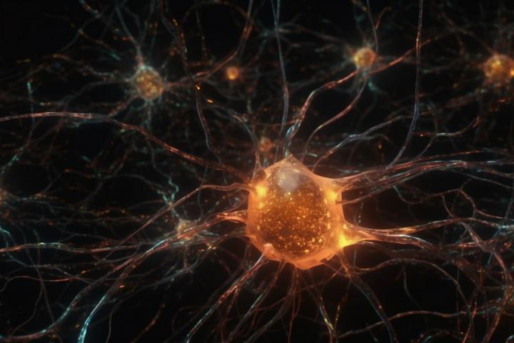 Imagen de una neurona.