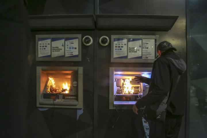 Protestas en Marsella tras la muerte de Nahel en Francia tras un disparo de la policía.