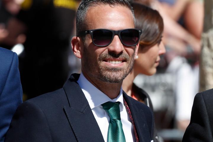 Damián Molla en la boda de Sergio Ramos y Pilar Rubio