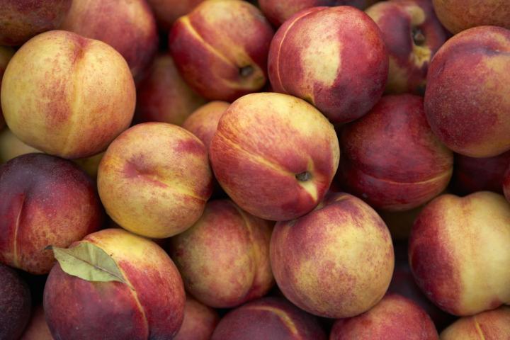 Imagen de archivo de melocotones.