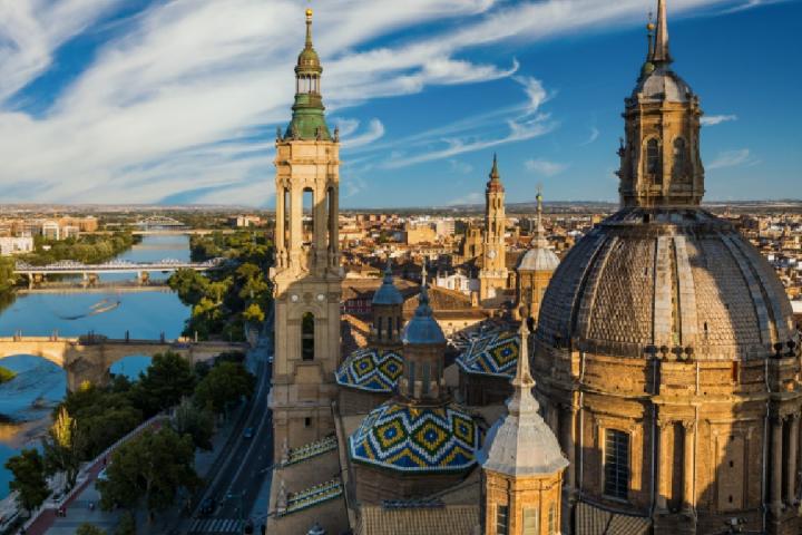 Imagen aérea de Zaragoza