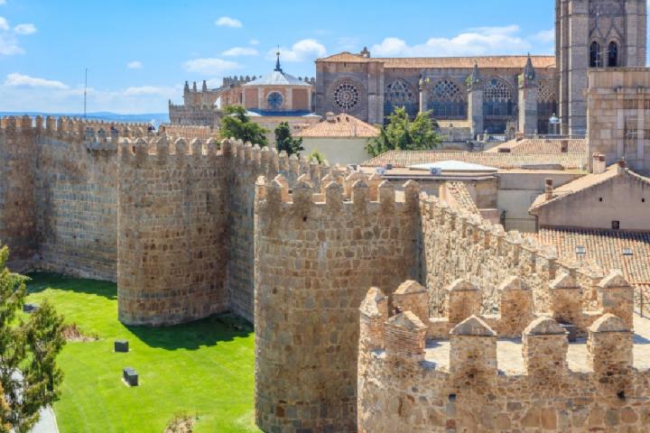 Vista área de Ávila