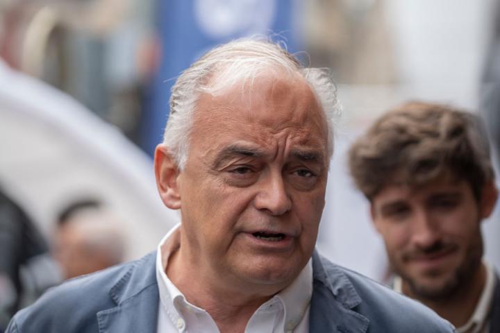 Esteban González Pons en un acto electoral en Valencia.