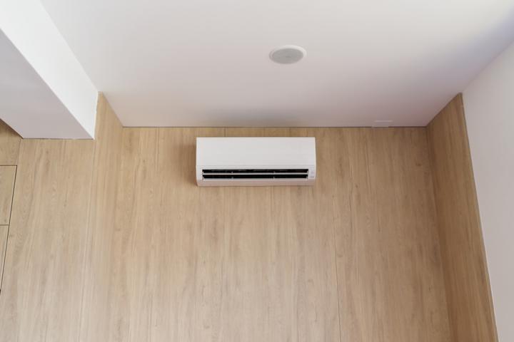 Un aire acondicionado en una imagen de archivo.