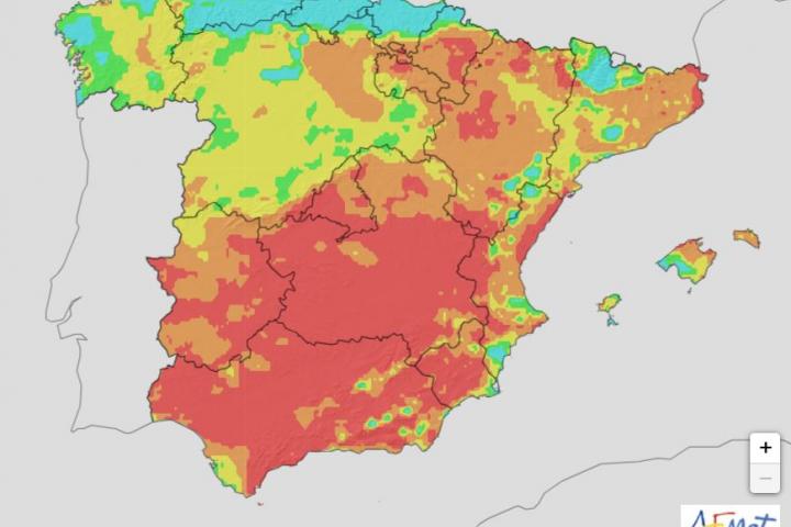 Mapa riesgo de incendios viernes 21 de julio de 2023
