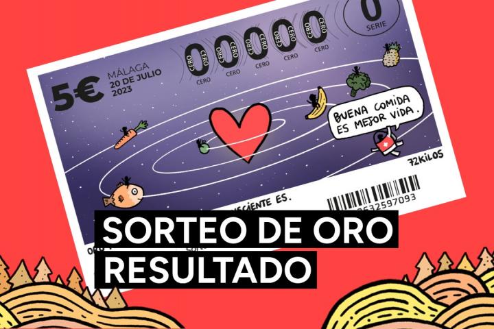 Resultado del sorteo de Oro de la Cruz Roja 2023