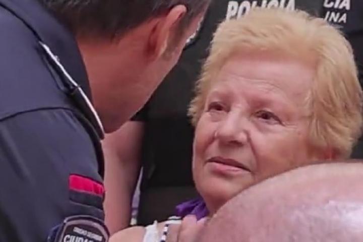 Momento de la discusión en Molina de Segura (Murcia)