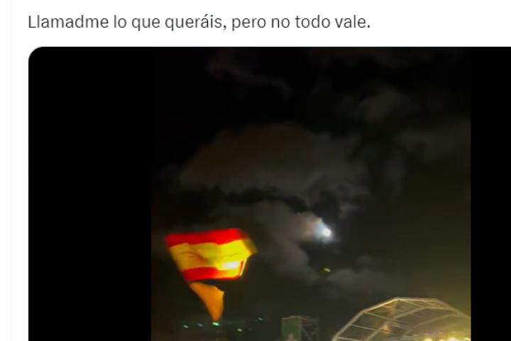 Captura del tuit que ha puesto el católico junto a su lamento.