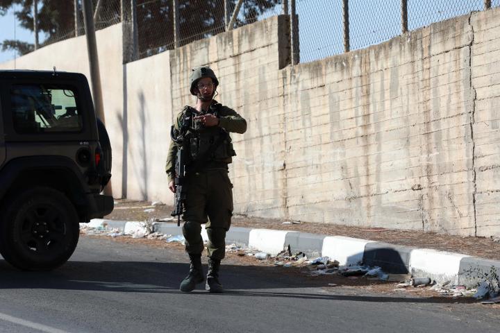 El Ejército de Israel en Cisjordania.
