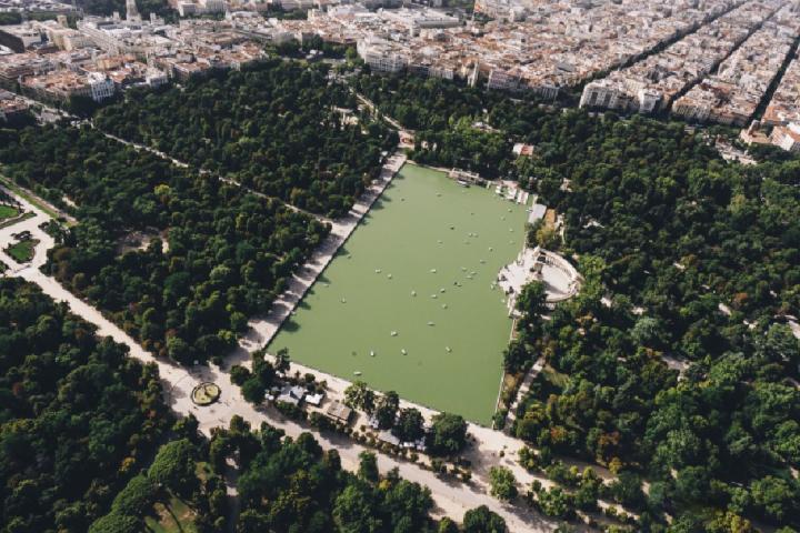 Vista aérea de Madrid
