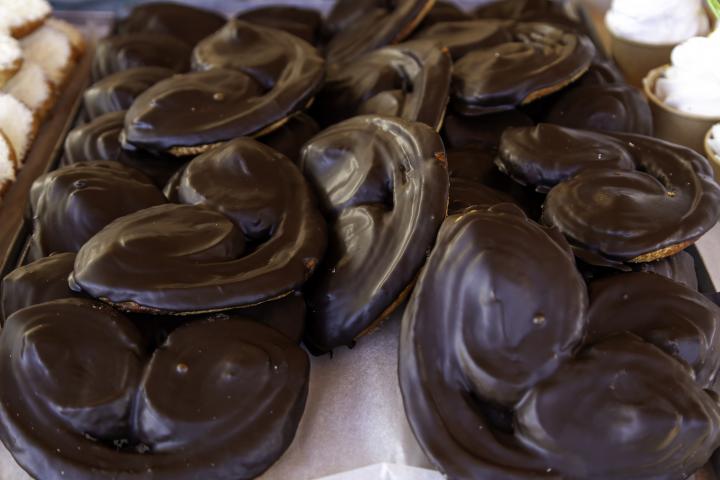 Palmeras de chocolate.