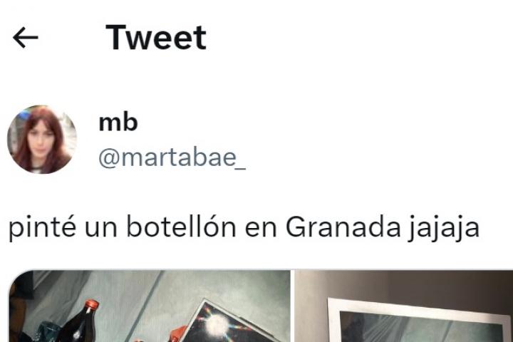 El tuit de la usuaria de Twitter @martabae_