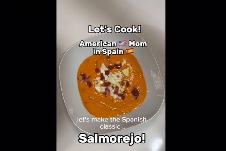 La publicación en TikTok de @mamaenmadrid