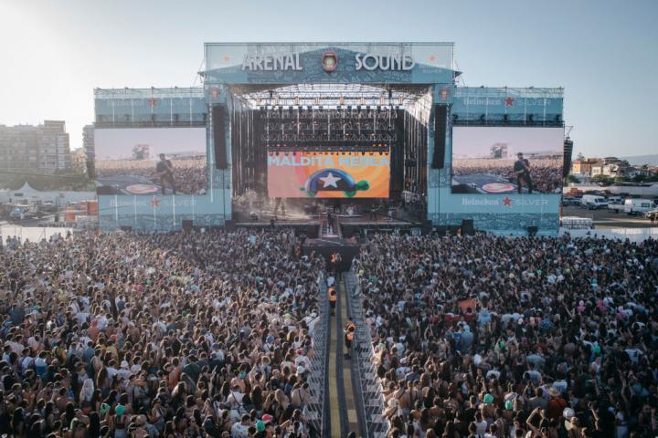 Un instante de la edición del Festival Arenal Sound de 2023.
