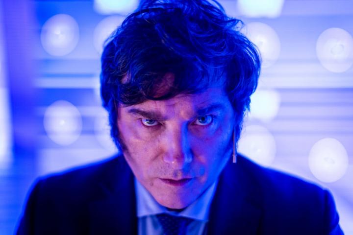 Javier Milei, el candidato del partido de ultraderecha La Libertad Avanza que aspira a ser presidente de Argentina.