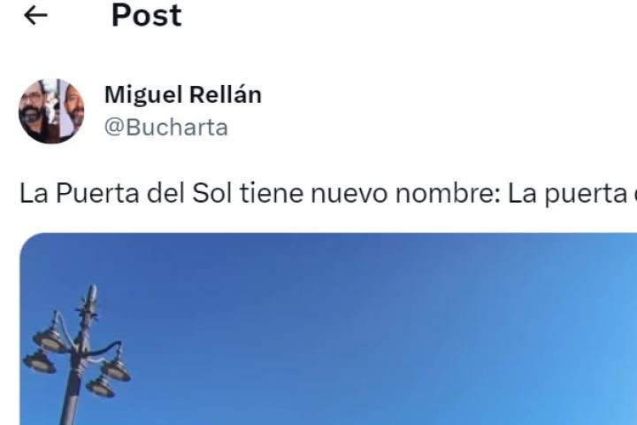 El tuit de Miguel Rellán