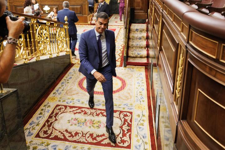 Foto de Pedro Sánchez en el Congreso.