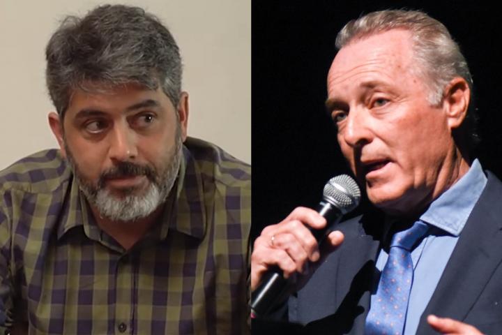 El actor Raúl Yuste y el cantante José Manuel Soto