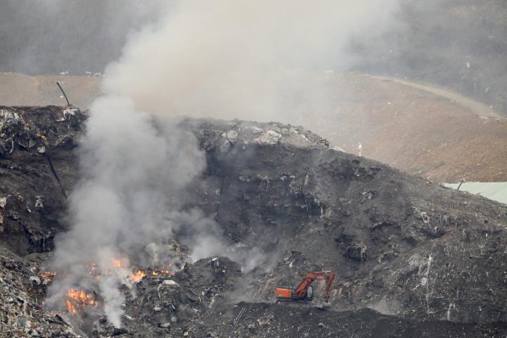 Foto de archivo de un basurero en España.