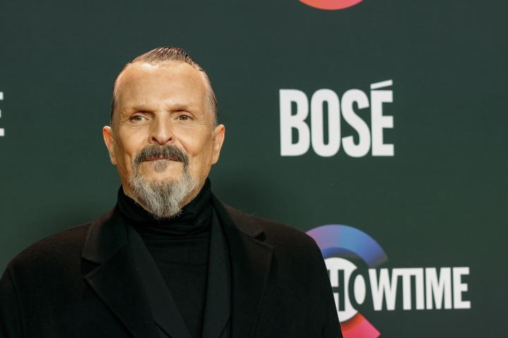 Miguel Bose en la presentación de la serie 'Bosé' en marzo de este año.