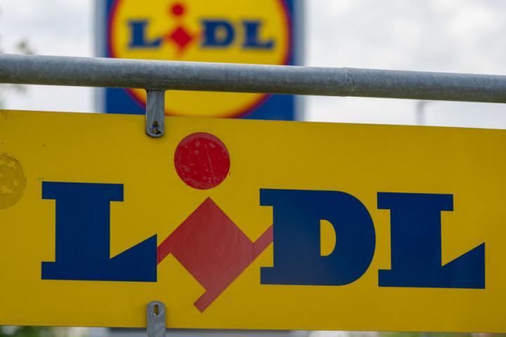 Imagen de archivo de un cartel de Lidl.