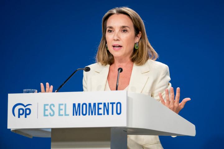 La portavoz parlamentaria popular, Cuca Gamarra.