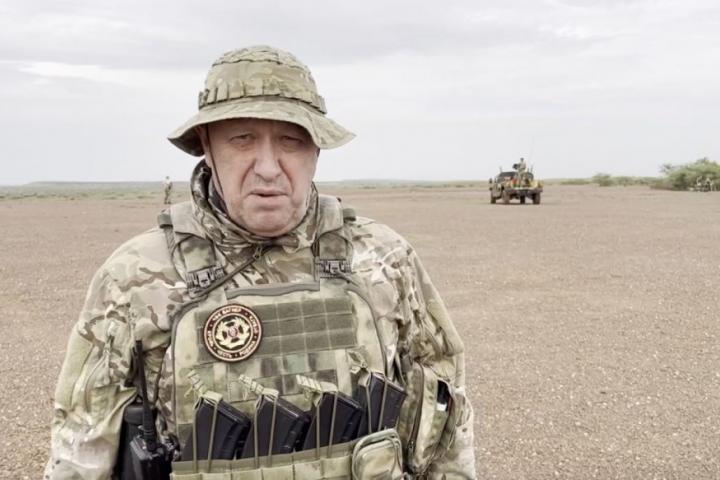 Yevgeny Prigozhin en su última aparición pública en África a través de un vídeo publicado en Telegram