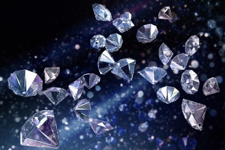 Foto de archivo de diamantes.