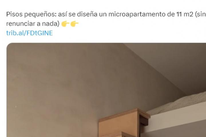 El tuit sobre el microapartamento