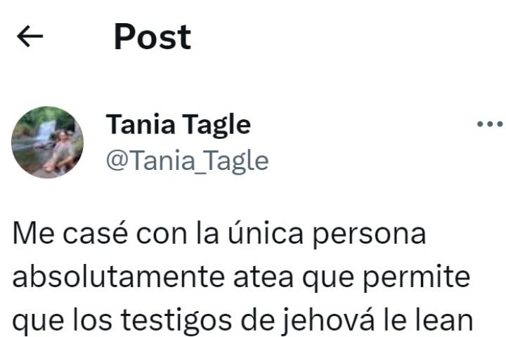 El tuit de @tania_tagle