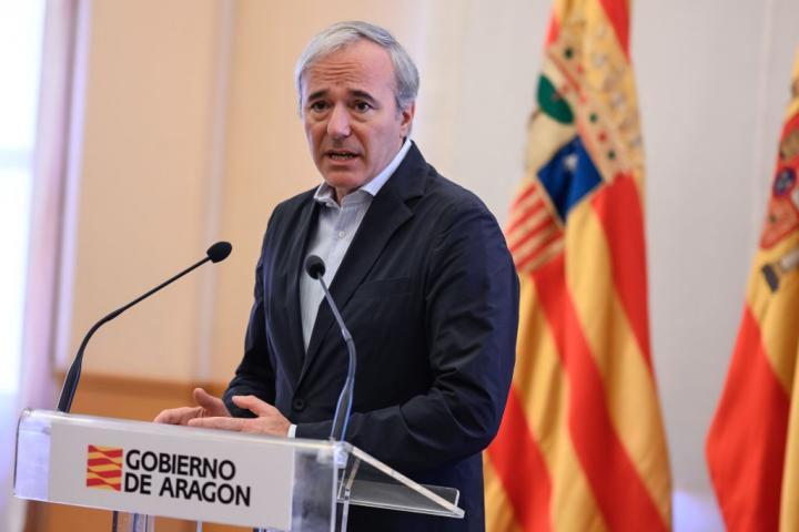 Jorge Azcón, presidente de Aragón, en una imagen de archivo.