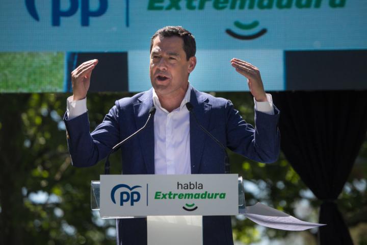 Juan Manuel Moreno Bonilla, mandatario andaluz, en una imagen de archivo.