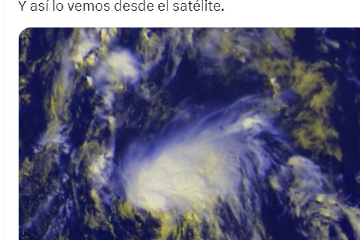 Captura del tuit donde se ha presentado la imagen.