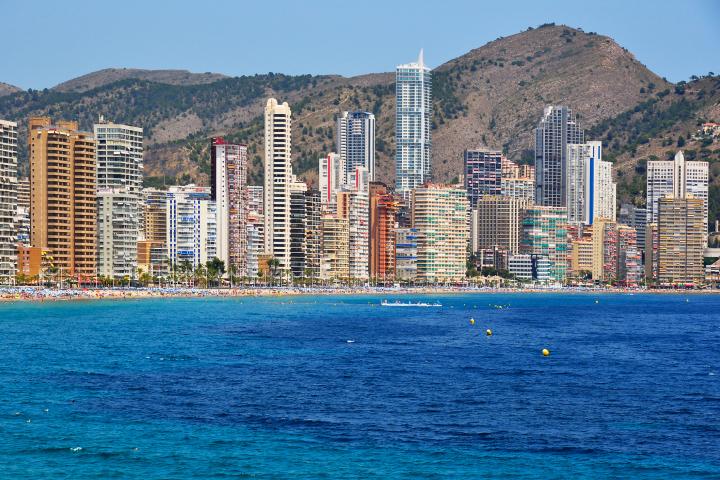 'Skyline' de Benidorm, en una imagen de archivo.