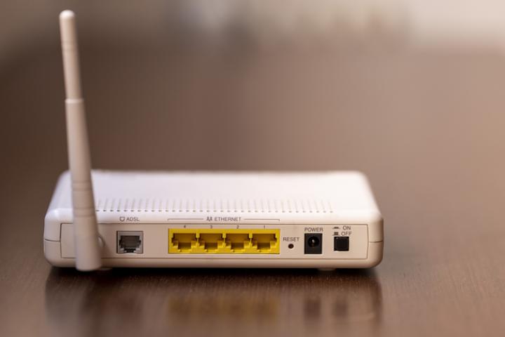 Un router en una imagen de archivo.