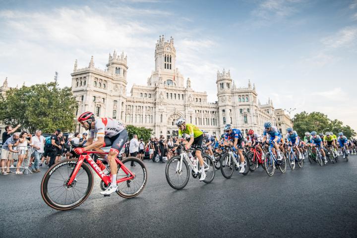 La Vuelta a su paso por Madrid, en una edición anterior