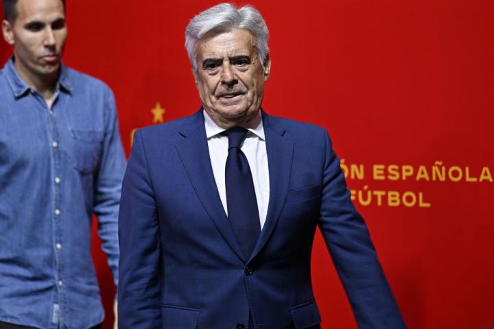 Pedro Rocha, actual presidente de la RFEF, en una imagen de archivo.