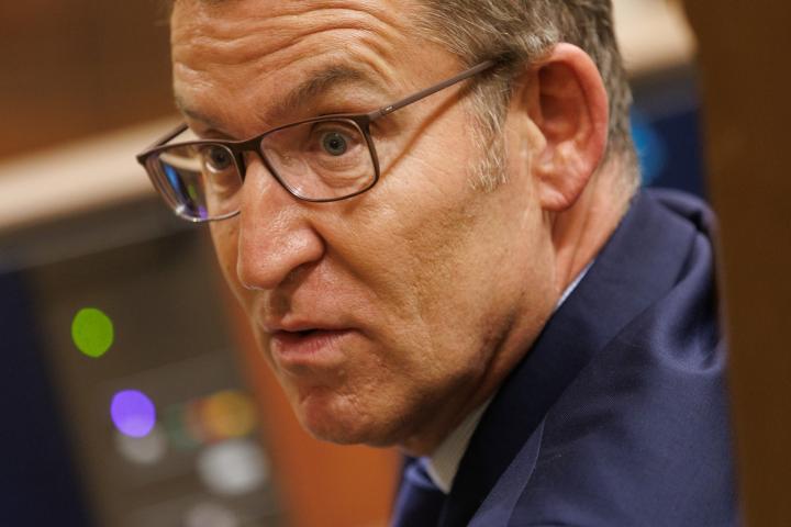 Foto de archivo de Feijóo en el Congreso.