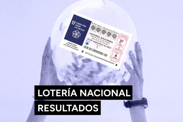 Lotería Nacional en directo: comprobar resultados del sorteo de hoy sábado 23 de septiembre