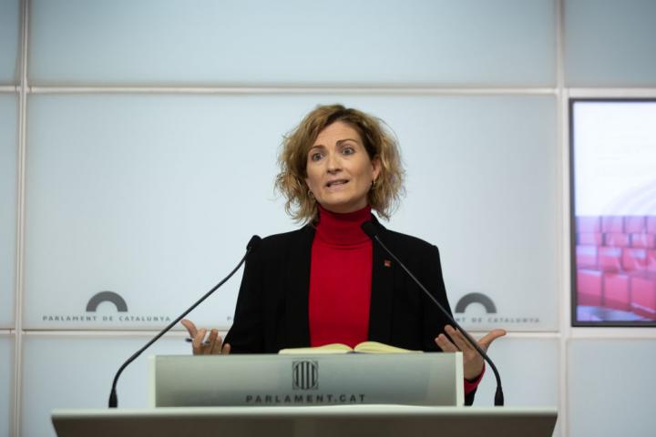 Raquel Sans, portavoz de ERC, en una imagen de archivo.