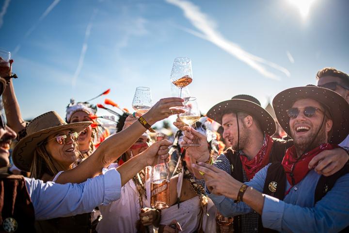 Asistente a la Vintae Wine Fest de hace unos años.