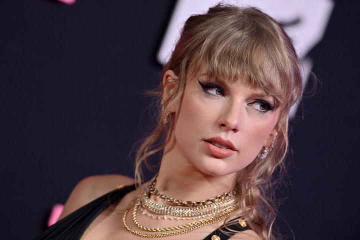 Taylor Swift en los premios MTV celebrados en septiembre.