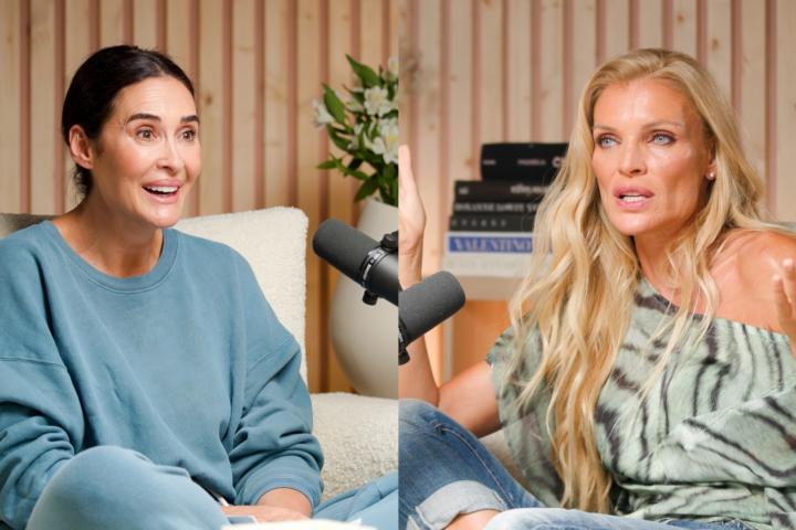 Vicky Martín Berrocal y Esther Cañadas en 'A solas con'.