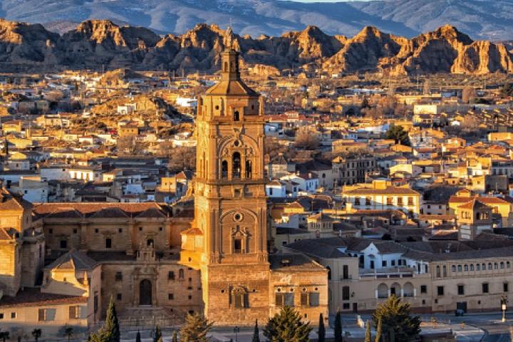 Vista de Guadix (Granada) donde ha tocado el primer premio de la Lotería Nacional de hoy
