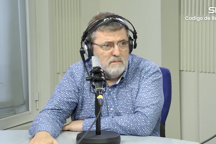 Mario Tascón, durante una entrevista en 'Código de barras' en la Cadena SER.