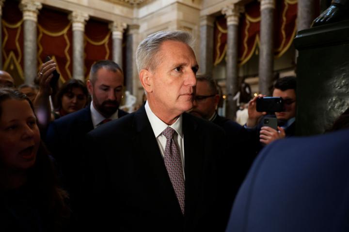 El presidente de la Cámara de Representantes de EEUU, el republicano Kevin McCarthy.