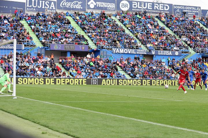 Imagen de archivo en el estadio Alfonso Pérez del Getafe, en el municipio madrileño.