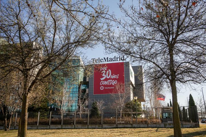 Instalaciones de Telemadrid, en una imagen de archivo.