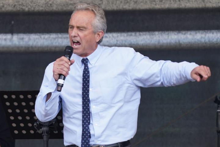 Robert 'Bobby' Kennedy, en uno de sus discursos antivacunas