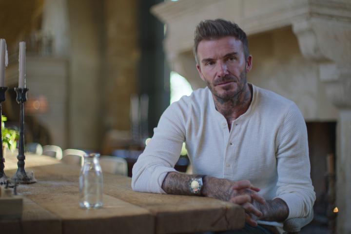 David Beckham, en su documental de Netflix.